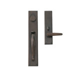 Entry Set Front Door Handle with Grant Lever