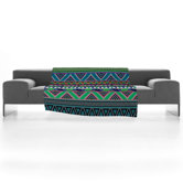 Bianca Green Esodrevo Fleece Throw Blanket