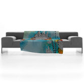Iveta Abolina Coral Fleece Throw Blanket