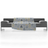 Jennifer Denty Clouds Fleece Throw Blanket