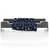 Jennifer Denty Jellyfish Fleece Throw Blanket