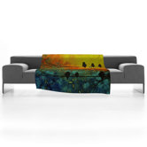 Madart Inc. Birds Of A Feather Fleece Throw Blanket