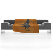 Valentina Ramos 3 Little Birds Fleece Throw Blanket