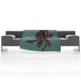 Valentina Ramos Octopus Bloom Fleece Throw Blanket