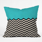 Bianca Green Throw Pillow