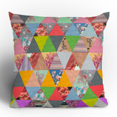 Bianca Green Lost in Pyramid Throw Pillow