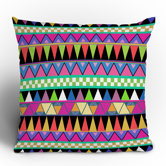 Bianca Green Zigzag Throw Pillow