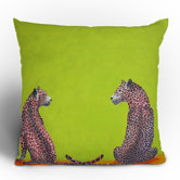 Clara Nilles Leopard Lovers Throw Pillow