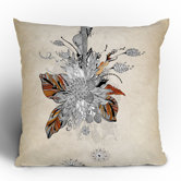 Iveta Abolina Floral 2 Throw Pillow