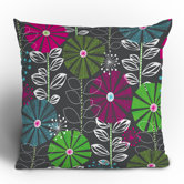 Khristian A Howell Cape Town Blooms Throw Pillow