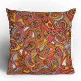 Valentina Ramos Spring Paisley Throw Pillow