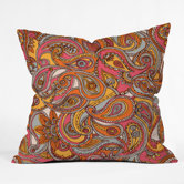 Valentina Ramos Polyester Spring Paisley Indoor/Outdoor Throw Pillow