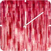 Jacqueline Maldonado Red Rain Custom Clock