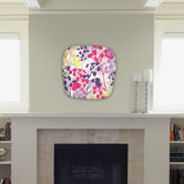 Rachael Taylor Textured Honesty Modern Clock