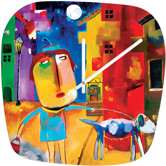 Robin Faye Gates Sylvia Needs Eggs Clock