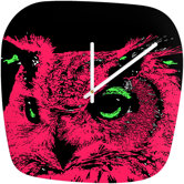 Romi Vega Pink Owl Clock