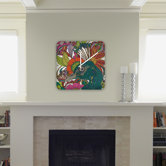 Valentina Ramos Alexis and The Flowers Custom Clock