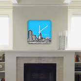 Bird Ave Chicago Custom Clock