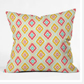 Jacqueline Maldonado Zig Zag Ikat Throw Pillow
