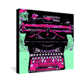 Romi Vega Antique Typewriter Gallery Wrapped Canvas