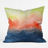 Jacqueline Maldonado Polyester Brushfire Indoor/Outdoor Throw Pillow