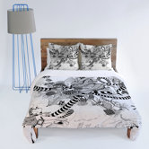 Iveta Abolina Black And White Play Duvet Cover Collection