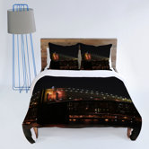 Leonidas Oxby Brooklyn Bridge 2 Duvet Cover Collection