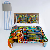 Robin Faye Gates Musical Chairs Duvet Cover Collection