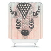 Wesley Bird Buffy Shower Curtain