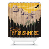 Anderson Design Group Mount Rushmore Shower Curtain