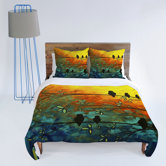 Madart Inc. Birds Of A Feather Duvet Cover Collection