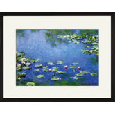 Water Lilies Framed and Matted Print