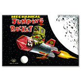 Mechanical Jumping Rocket Canvas Wall Art