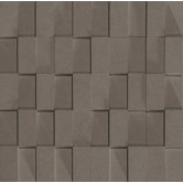 Skyline 12" x 12" Porcelain Rectified Brick in Smoke