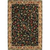 Gallery Italian Garden Black Rug
