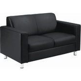 Leather Reception 2 Seater Sofa