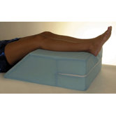 Elevating Leg Support with Cover in Blue Cotton/Poly Cover