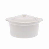 White Basics Round Casserole