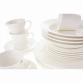 White Basics Cirque 20 Piece Dinnerware Set