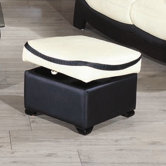 Bella Leather Footstool
