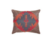 Socorro Alligator Faux Leather Pillow