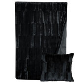 Black Bear Fur Throw