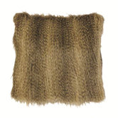 Bandera Raccoon Faux Fur Pillow