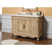 Parchment 48" Single Bathroom Vanity
