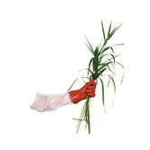 Aqua Hand Garden Glove