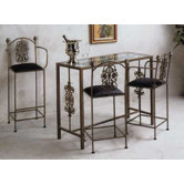 Garden Counter Stool with Arms