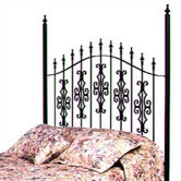 Gothic Gate Wrought Iron Headboard