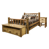 Glacier Country Slat Bedroom Collection
