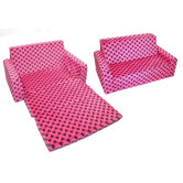 Magical Harmony Flip Minky Kid's Sofa