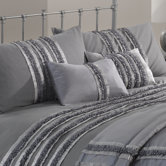 Olympia Pair Of Pillowcases in Slate